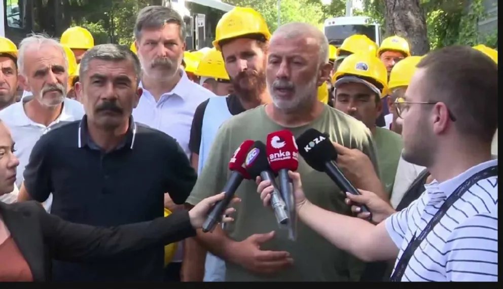 Enerji Bakanlığı önündeki madenci eylemine polis müdahalesi: İşçiler gözaltına alındı