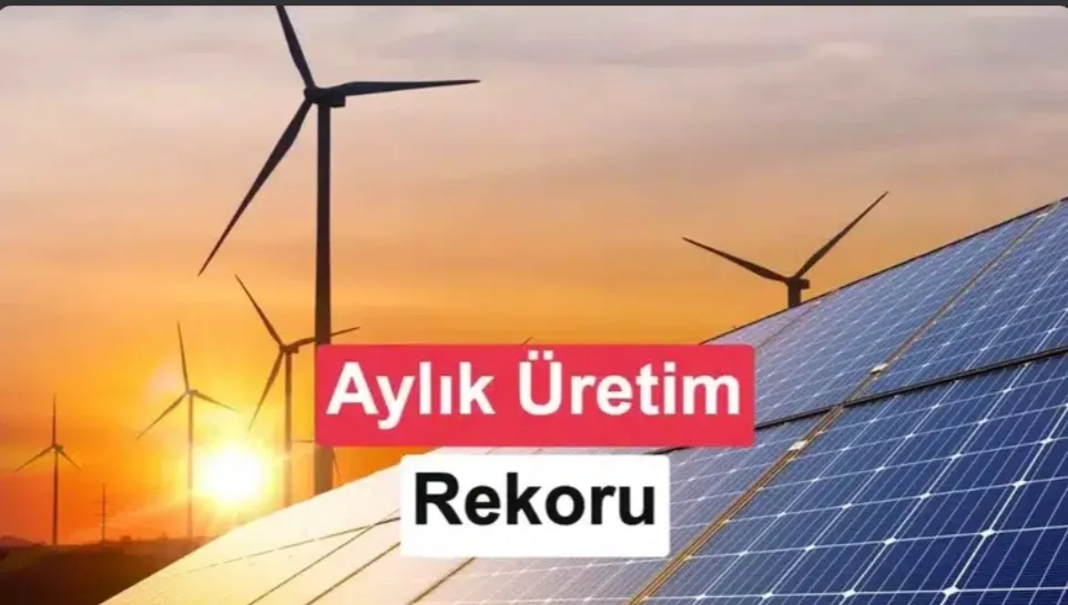 Türkiye güneş enerjisinde aylık üretim rekoru kırdı Daha Sonra Oku Türkiye güneş enerjisinde aylık üretim rekoru kırdı