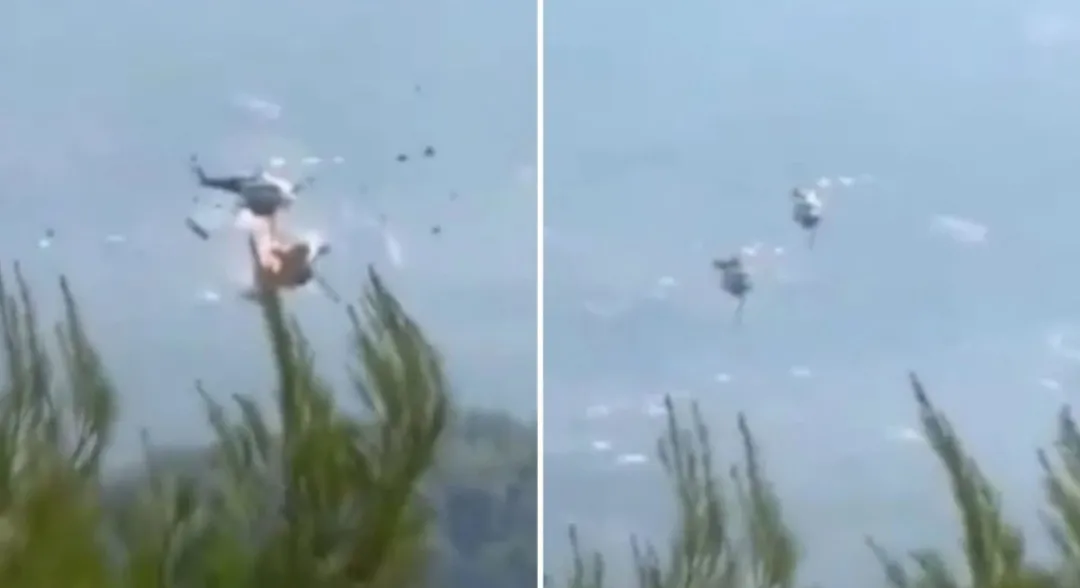 Yunanistan'da iki helikopter çarpıştı: İki kişi hayatını kaybetti