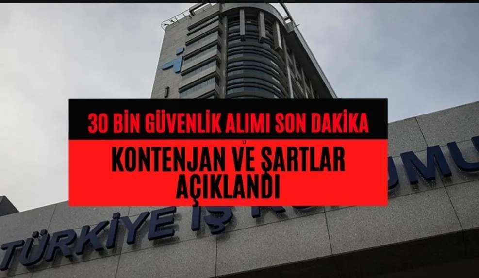 Okullara 30 bin yeni güvenlik personeli müjdesi! İstanbul, Ankara ve İzmir kontenjanları açıklandı