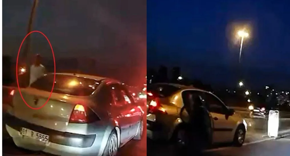 Kendisini ‘başkomiser’ olarak tanıtıp sürücüden ehliyet istedi, market çalışanı çıktı: O anlar kamerada
