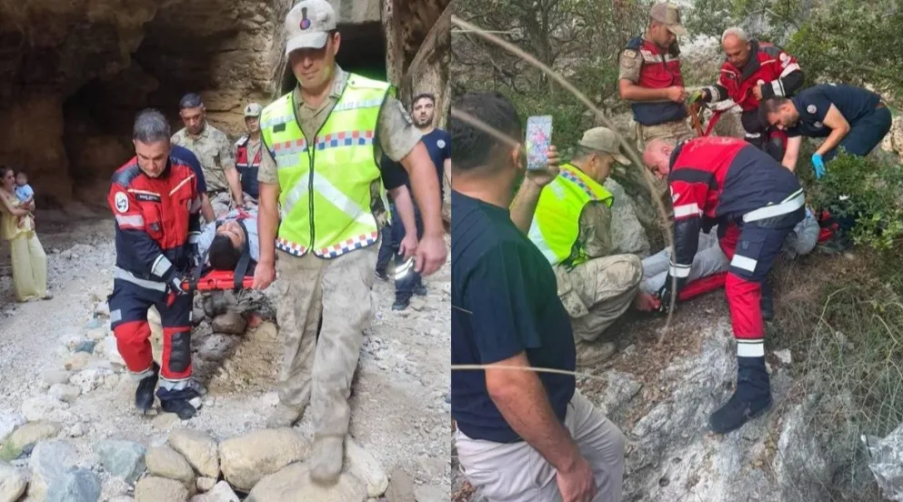 Kayıp olarak aranan genci turistler buldu: Taşa takılıp tünele düştü, 2 gün boyunca kurtarılmayı bekledi