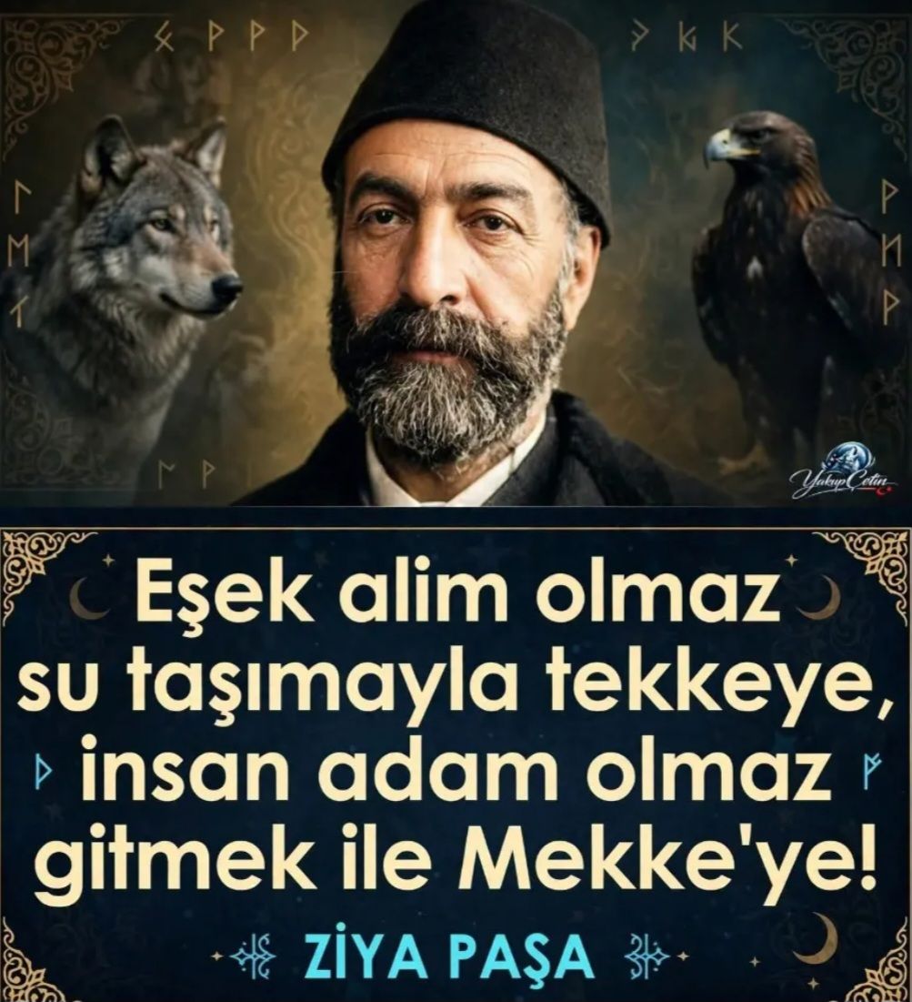 Tekkeye Su Taşımak Yetmez, Adam Olmak Gerek