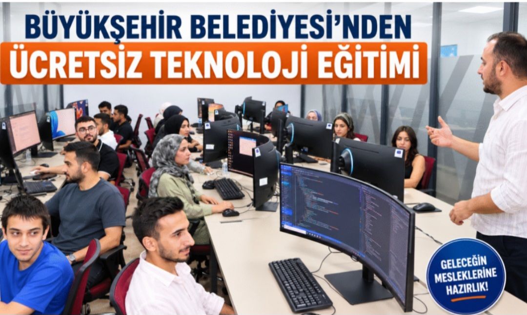 Şanlıurfa Büyükşehir’den Gençlere Ücretsiz Teknoloji Eğitimi Desteği