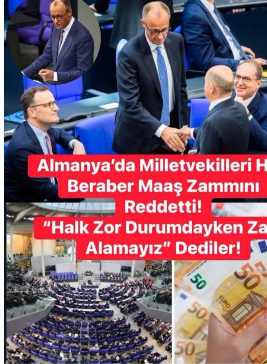 Almanya'da Milletvekillerinden Dikkat Çeken Karar: Maaş Zammını Reddettiler