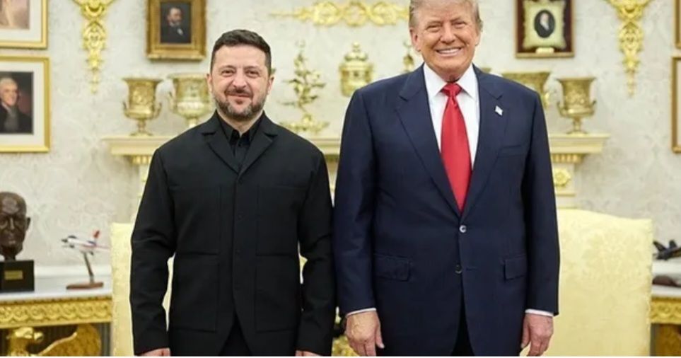 Beyaz Saray'da kaossuz 1 saatlik temas: Trump, Zelenskiy ile görüştü
